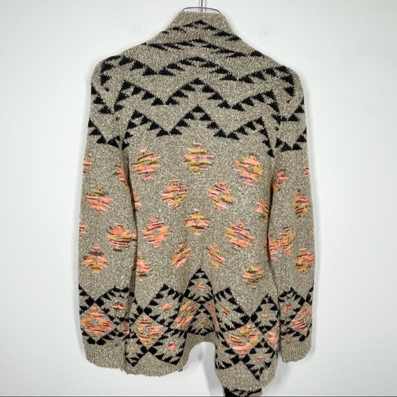 AZTEC Southwest Longline Open Cardigan - Picture 3 of 6